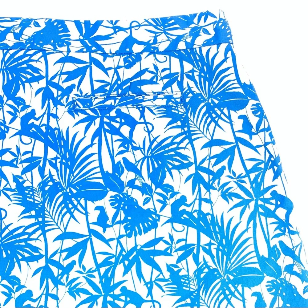 Tori Richard Woman’s Mini Skirt. Size 14. Blue and White. Patricia Skirt‎